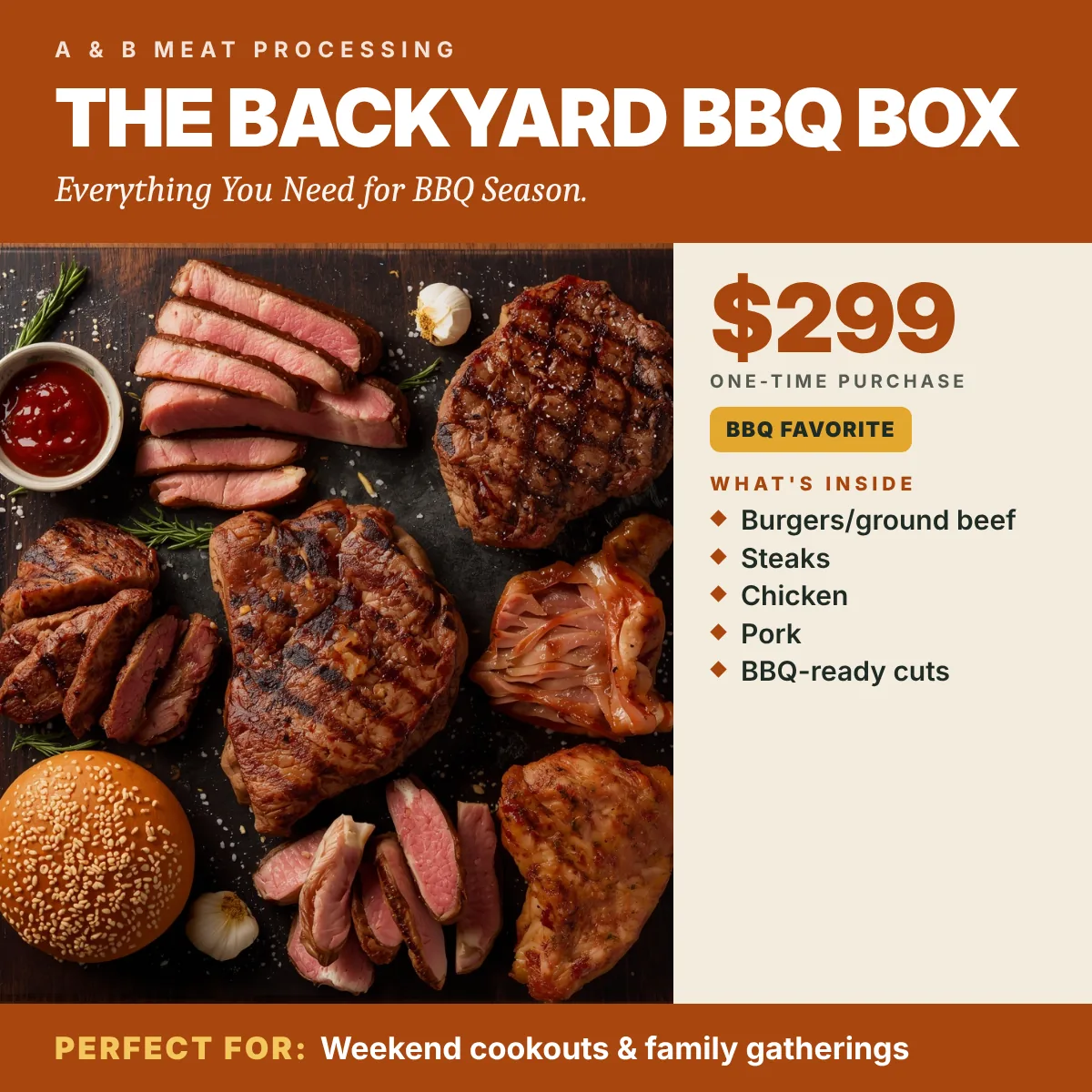The Backyard BBQ Box — product photograph