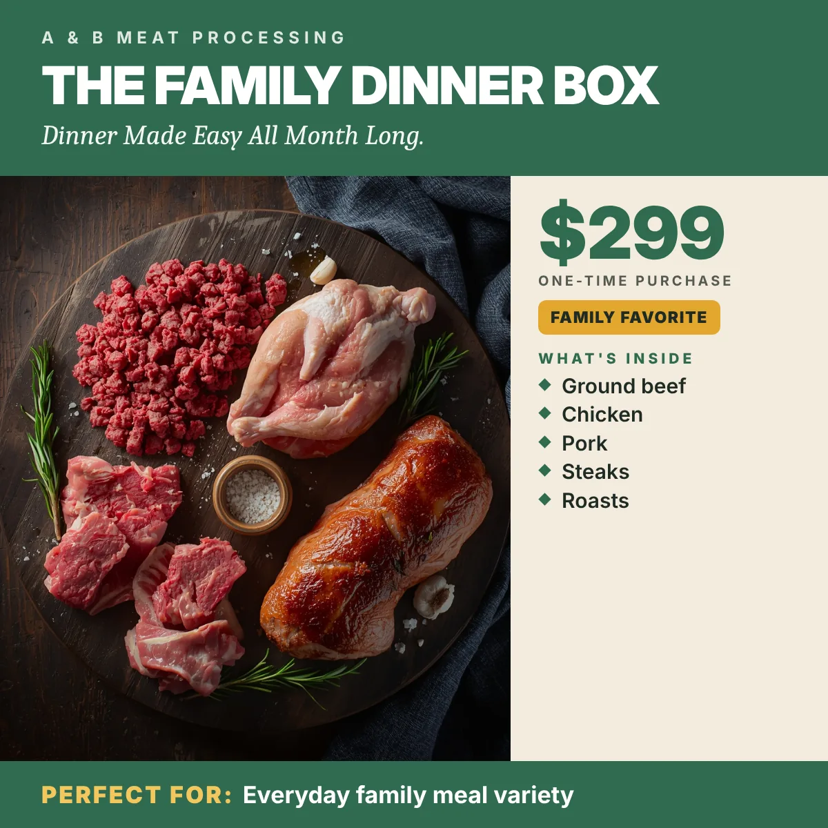 The Family Dinner Box — product photograph