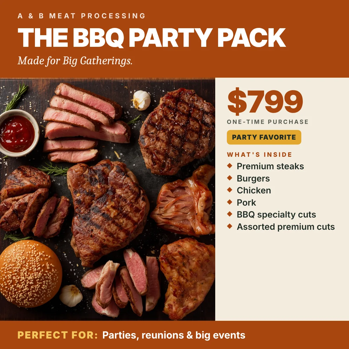 The BBQ Party Pack — product photograph