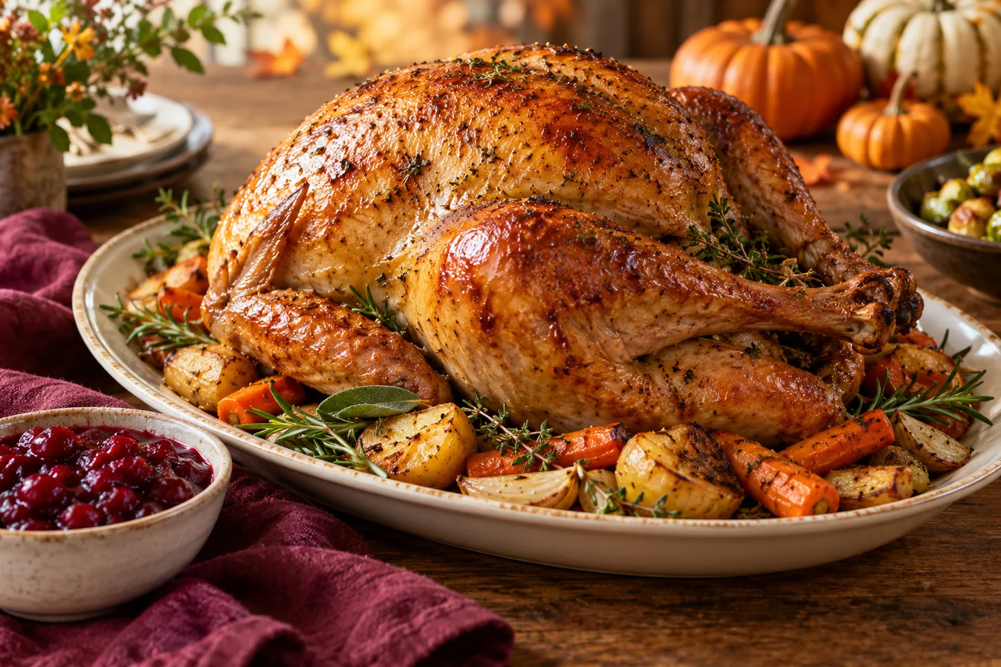 Thanksgiving turkey dinner